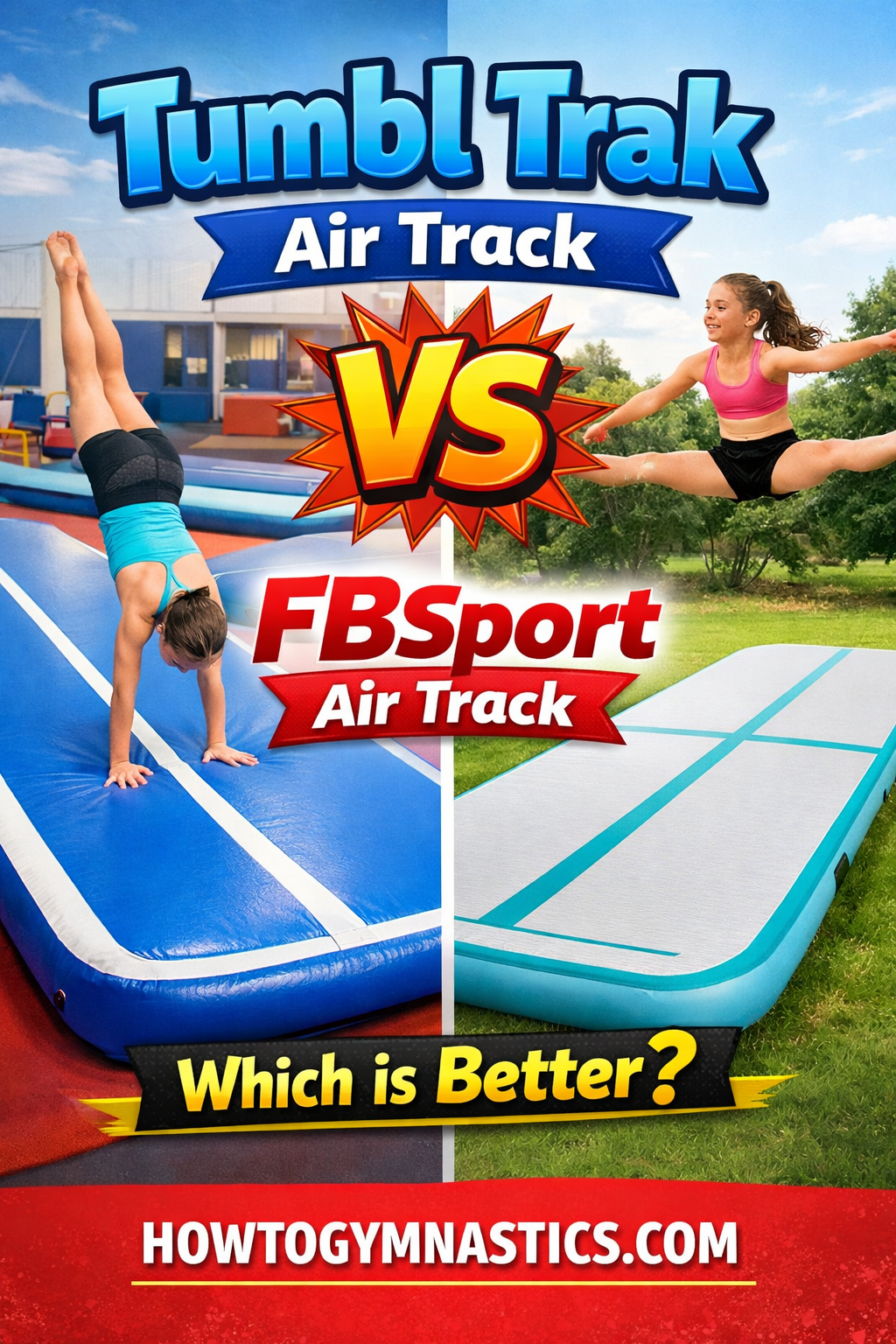Tumbl Trak Air Track vs FBSport Air Track