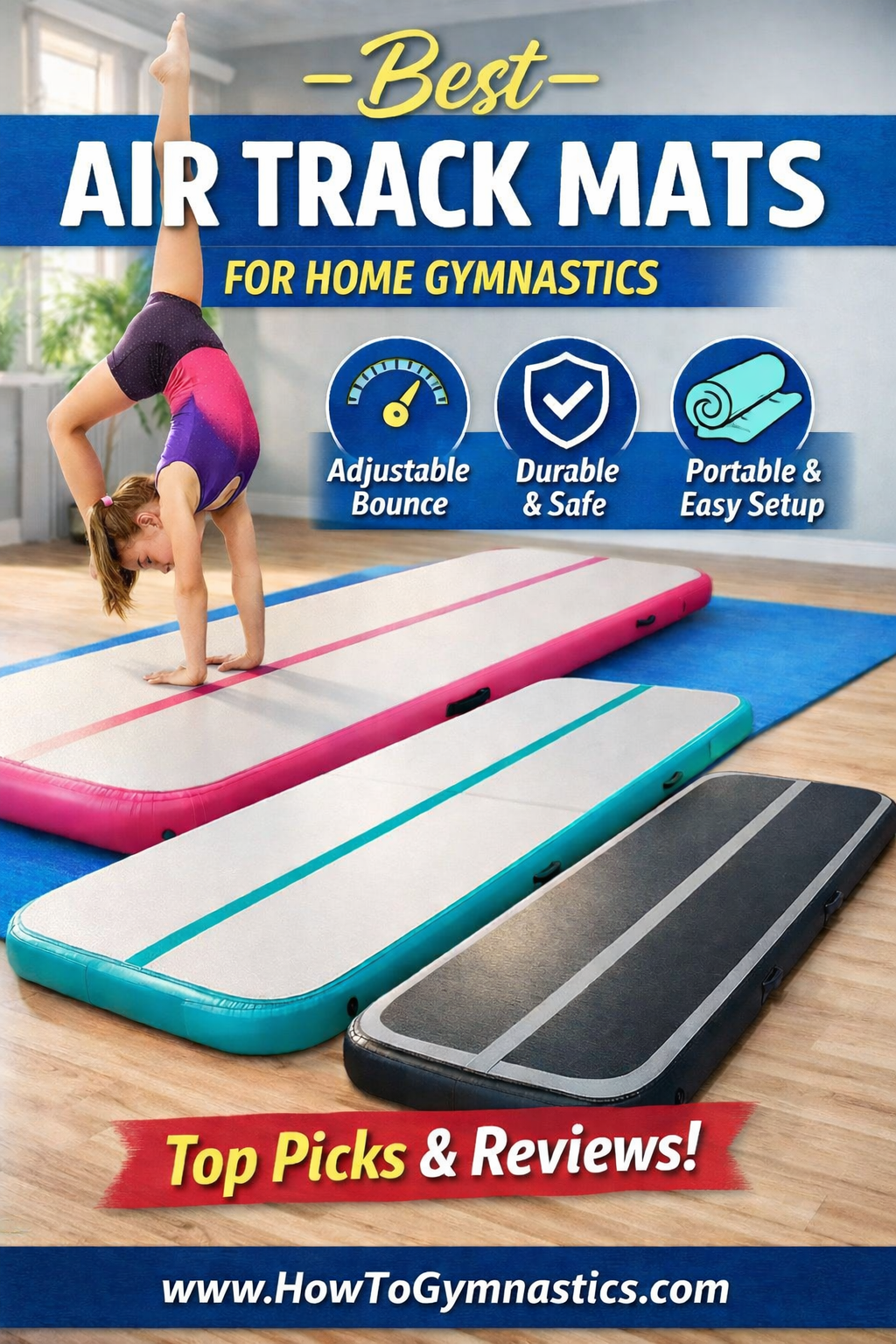 Best Air Track Mats for Home Gymnastics