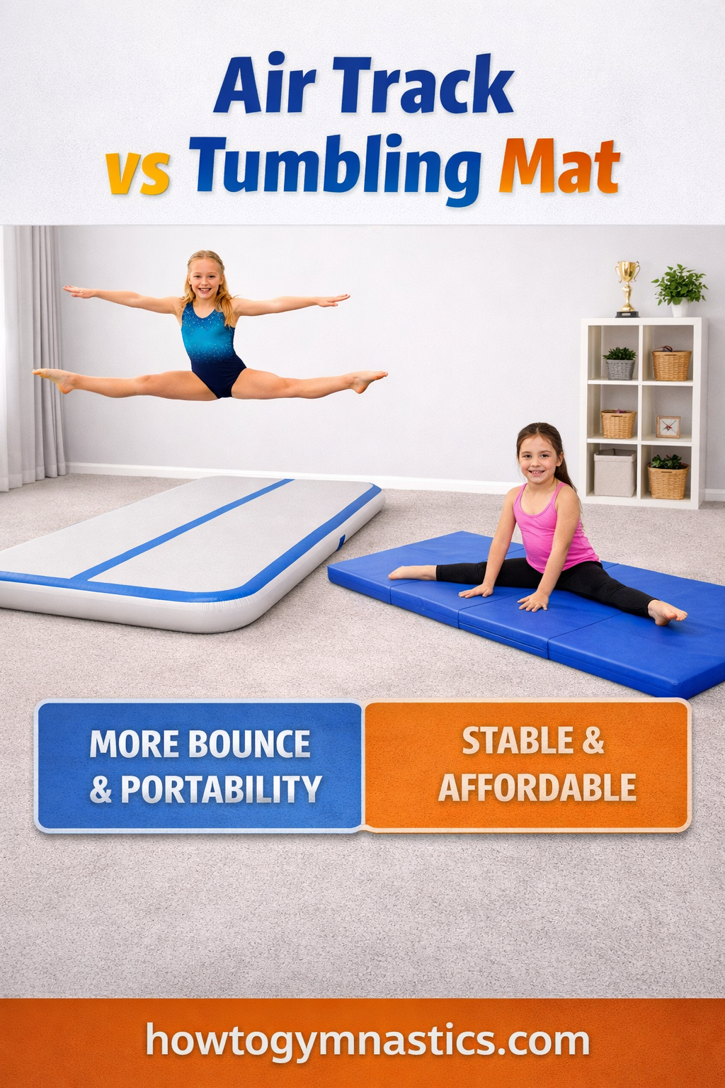Air Track vs Tumbling Mat