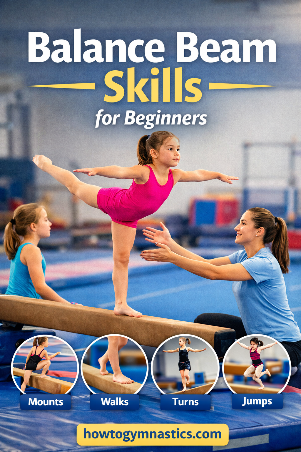 Balance Beam Skills for Beginners