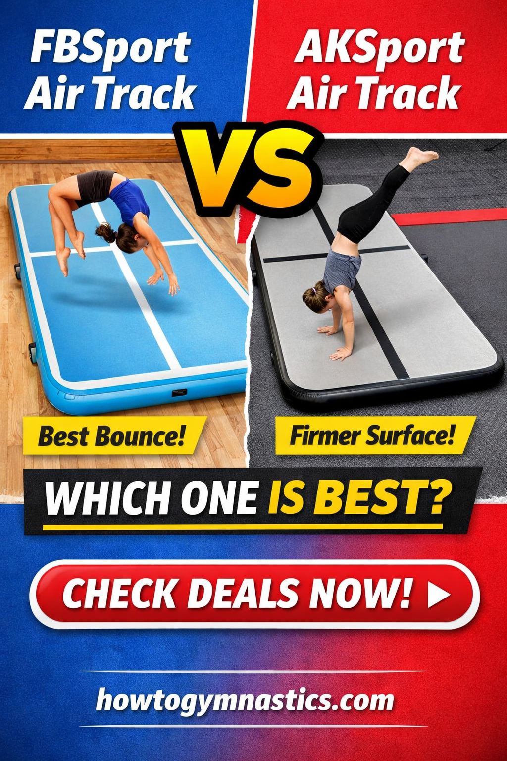FBSport Air Track vs AKSport Air Track: Which Air Track Is Best for Home Gymnastics?